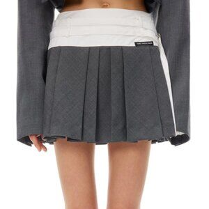 ANN ANDELMAN - Waist Panel Pleated Skort SIZE XS